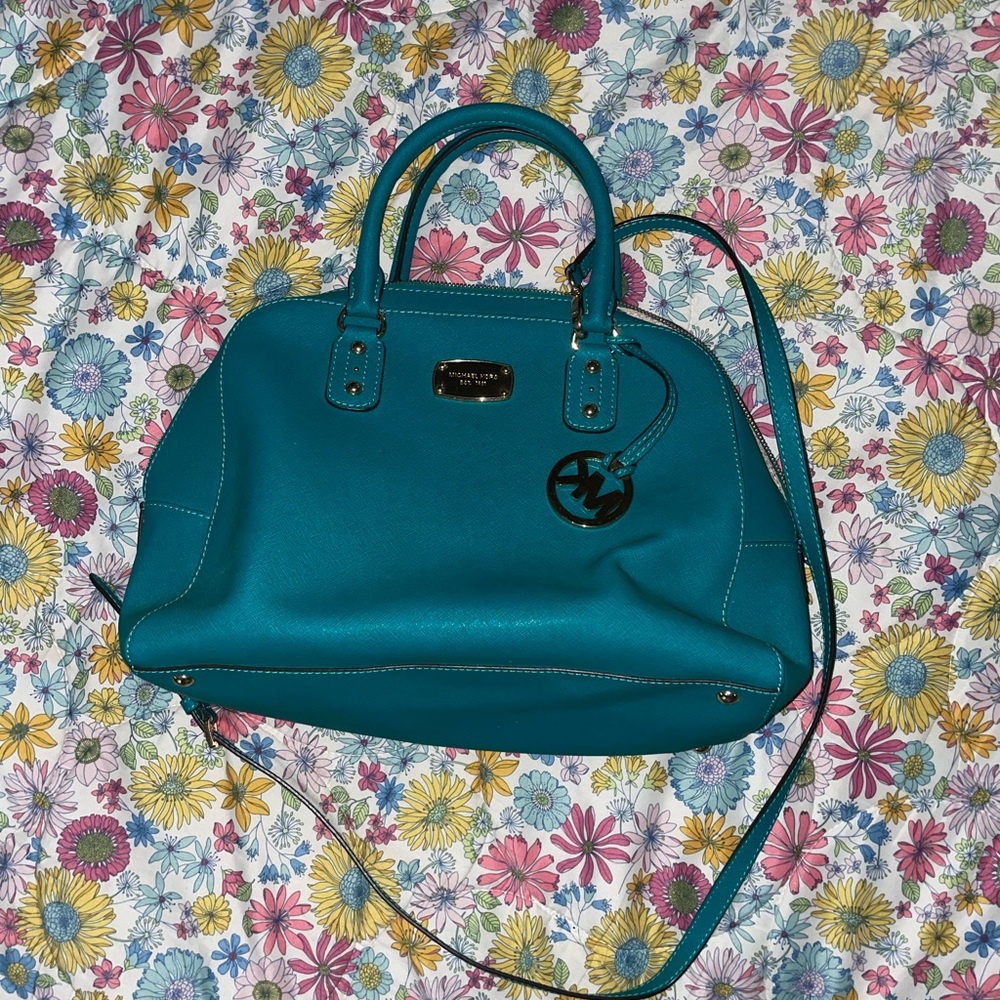Michael Kors Vibrant Teal Satchel